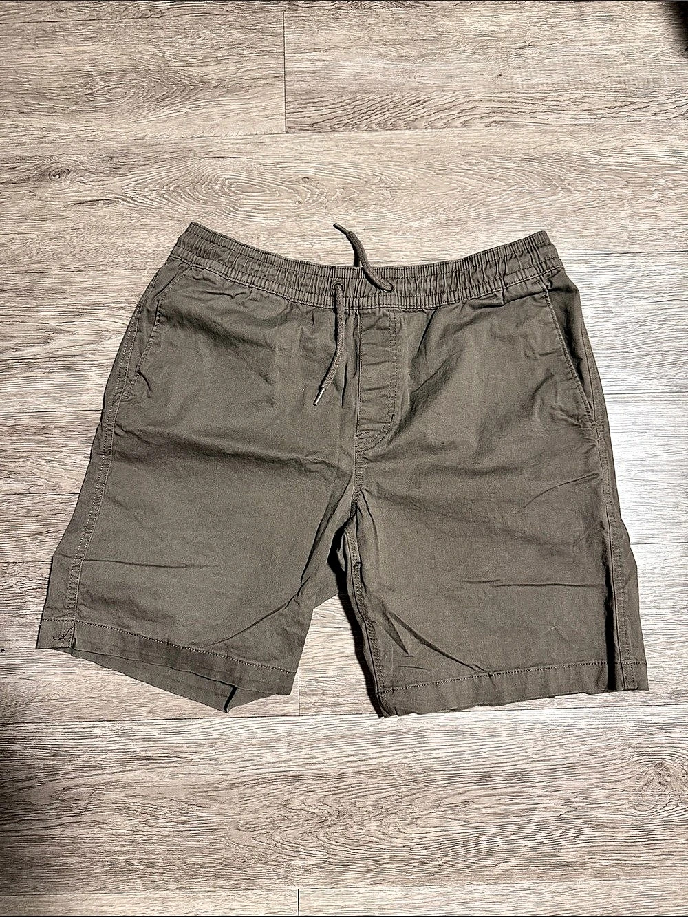 Volcom Men's Flat Front Shorts in Green Size Medium